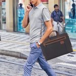Banuce Waterproof Nylon Briefcase for Men Business Travel 14 Inch Laptop Messenger Bags Satchel Work Bag - Image 3